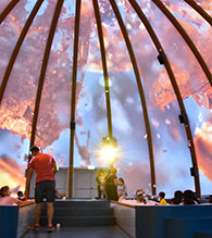 360 degree projections at Expo 2020