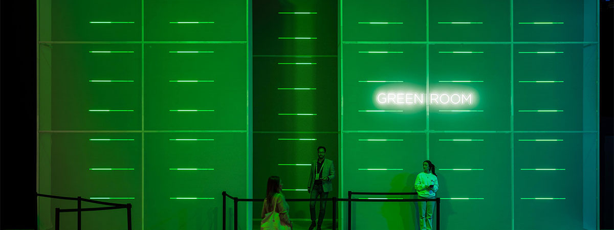 Fluge ShowTex AV Drop, StretchTulle, Molton, FP Blackout, Cyclo 75 for Smart City Expo World Congress