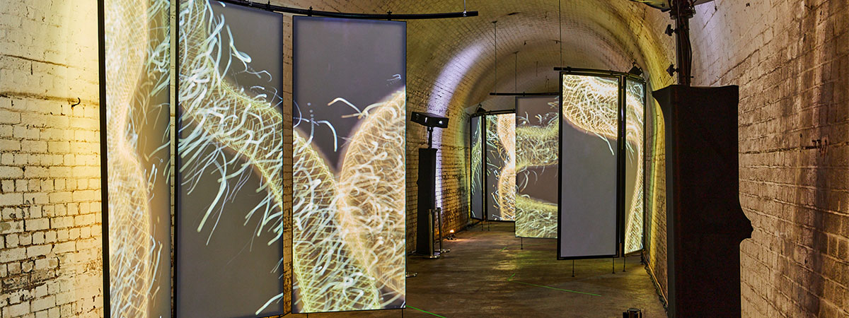 Novatech ShowTex RP Grey Plus, PolyMolton for Sleeps Hill Tunnel - Adelaide Fringe Festival