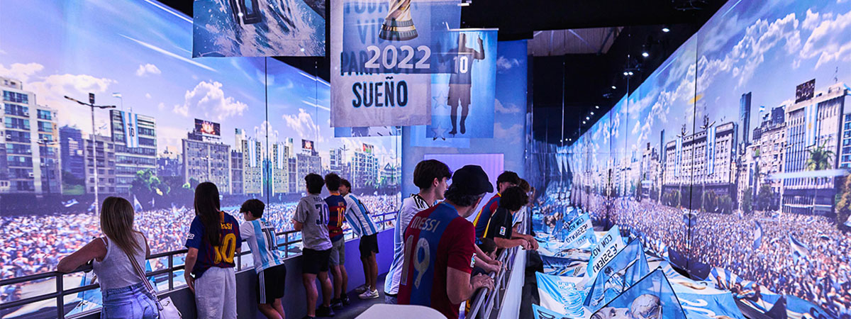 ShowTex BellaVista, Blackout Double, DanceCarpet Duplex Print, DanceCarpet Double for The Messi Experience