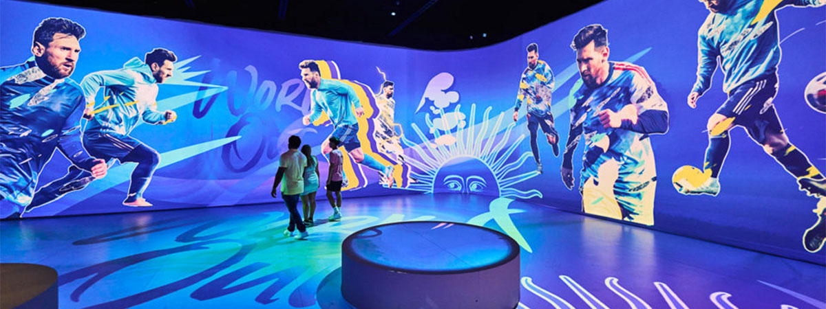 ShowTex BellaVista, Blackout Double, DanceCarpet Duplex Print, DanceCarpet Double for The Messi Experience