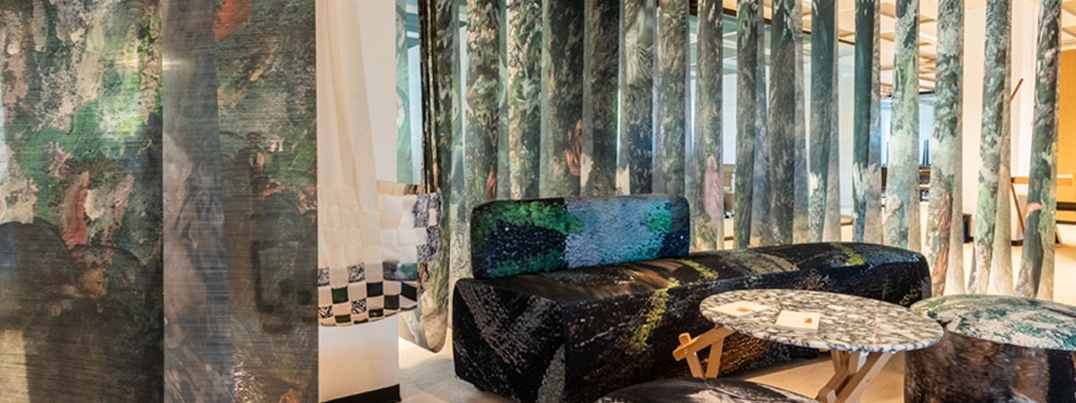 ShowTex Acoustic Sheer CS Colour, Cyclo 300 CS Print, Velours CS Print for Silversquare Bailli