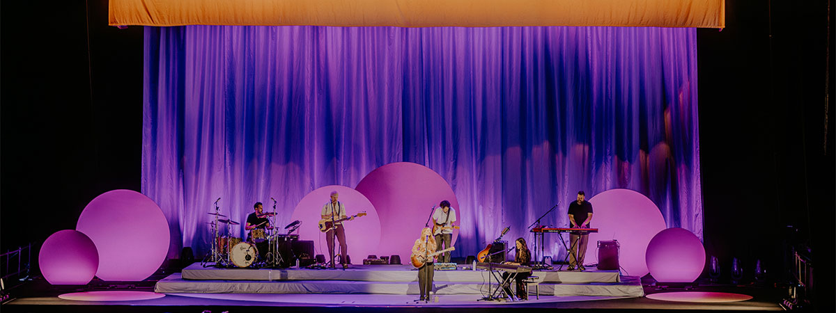 ShowTex DekoTaft, Blackout Double Print, Universal 250 Print, PolyStretch P8 CS Matt Print, DecoFloor Print for M2M - The Better Endings Tour