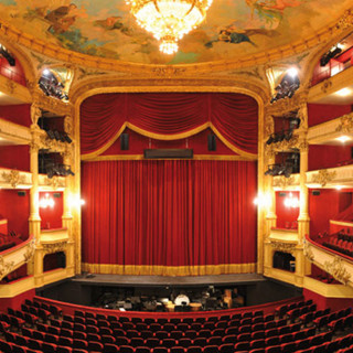ShowTex red velvet main curtain for Opéra Royal de Wallonie