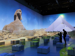 ShowTex BellaVista for immersive exhibition Tutankhamun