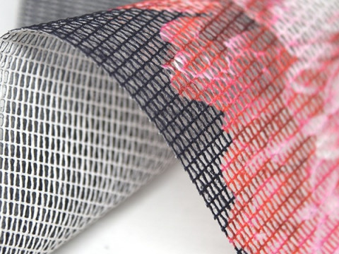 Cotton Mesh Print