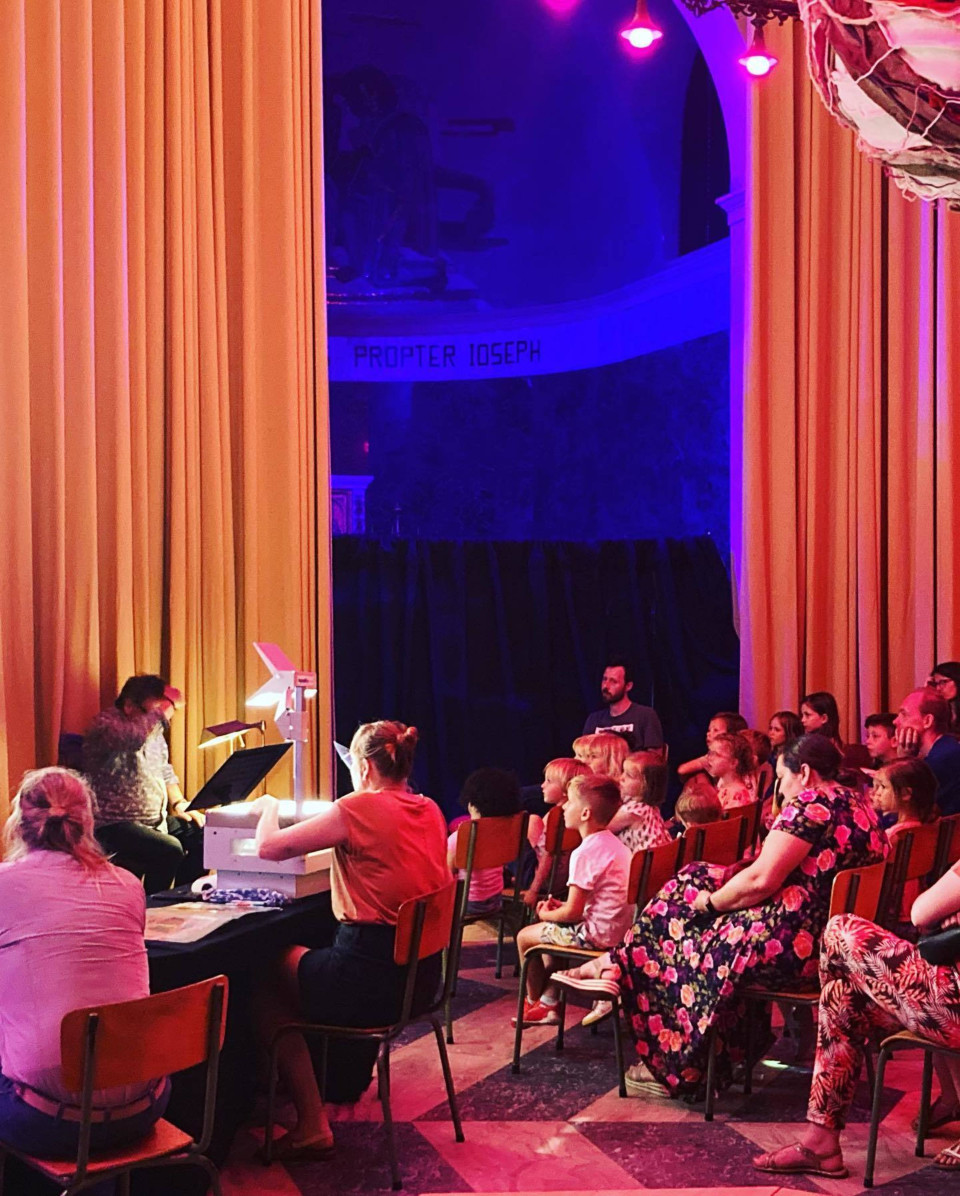 Enhancing acoustics at music chapel with ShowTex drapes