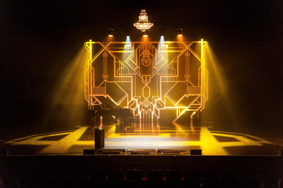 Michael Van Peel - laser-cut backdrop