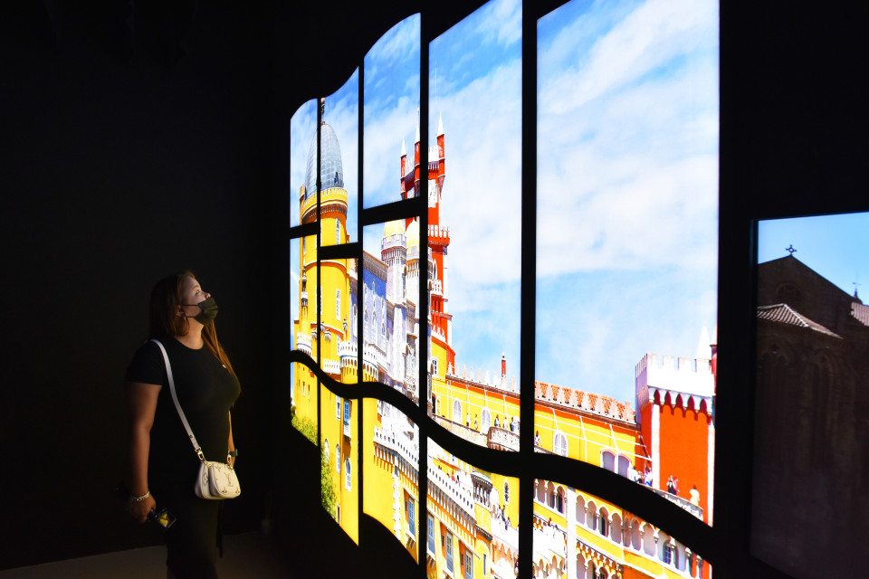 Immersive projections at world exposition Expo 2020 Dubai