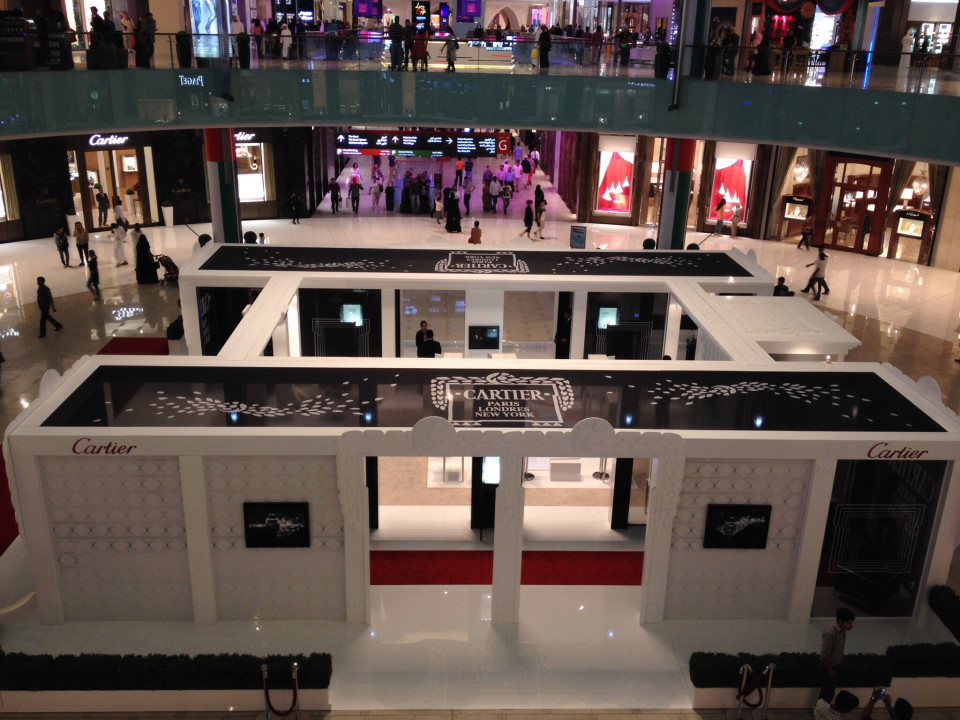 ShowTex Voile CS Print for pop-up by Cartier