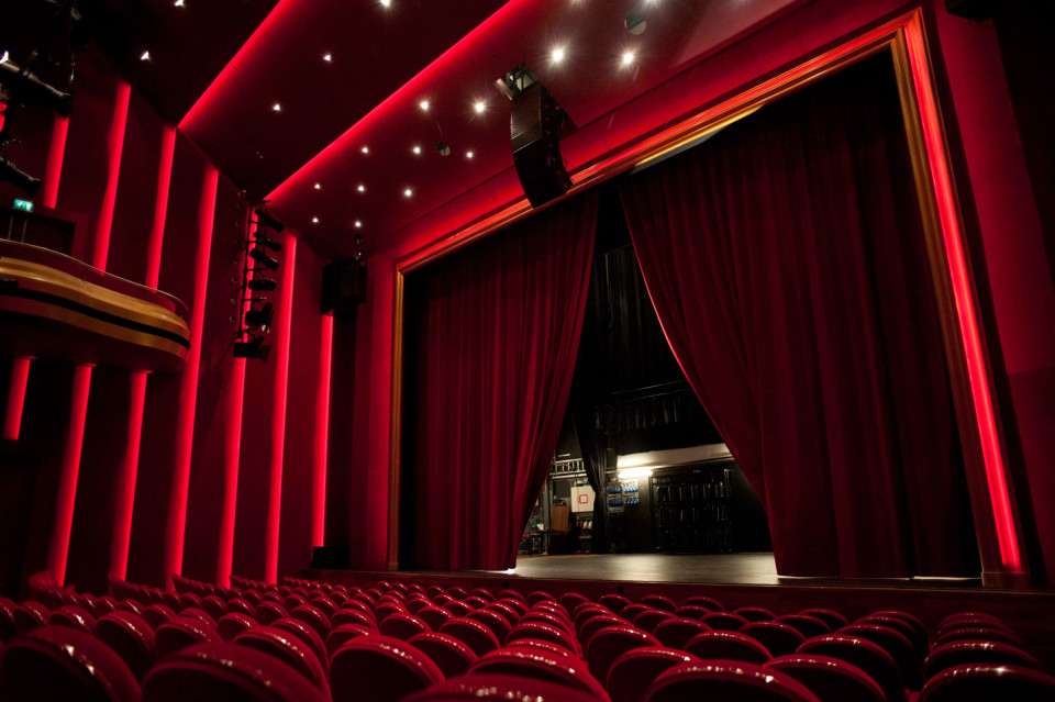 ShowTex Velours Gaudi, Wool Serge Panne, GobelinTulle, Filled Cloth, Molton for DeLaMar Theatre