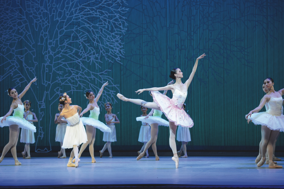 ShowTex Spaghetti Event with laser cut Molton trees for The Hong Kong Ballet