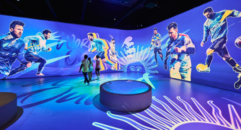 ShowTex BellaVista, Blackout Double, DanceCarpet Duplex Print, DanceCarpet Double for The Messi Experience