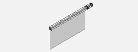 HiSpeed RollScreen 8000 - roll-up projection screen