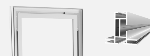 Double Frame - aluminium frame